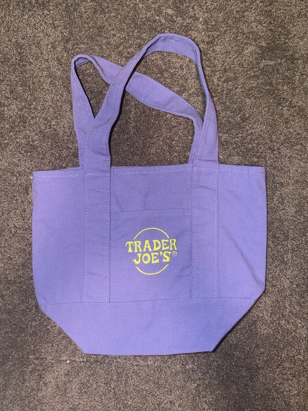2025 Purple Trader Joe’s Mini Tote Bag